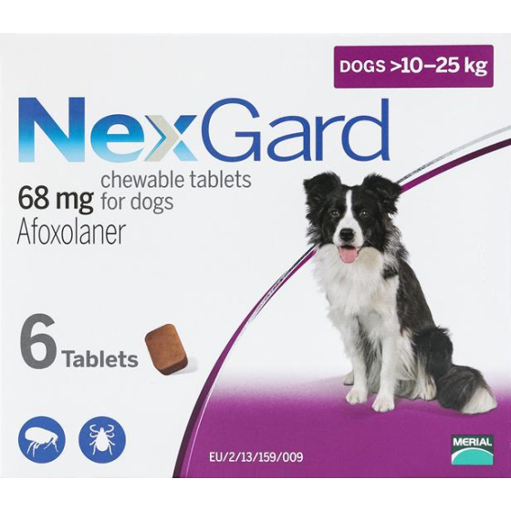 NEXGARD THUỐC TRỊ GHẺ, VIÊM DA, VE CHÓ CỦA MERIAL – PHÁP